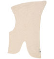Huttelihut Elefanthue - 2-lags - Uld - Strik - Sand Melange