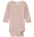 Name It Body l/æ - Uld/Silke - Rib - NbfWossa - Shadow Gray