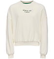 Kids Only Sweatshirt - KogSally - Antique White/Daytona/Medium G