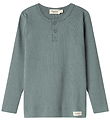 MarMar Bluse - Modal - Rib - Dusty Green