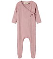 MarMar Heldragt m. Fødder - Modal - Rib - Rubetta - Soft Berry
