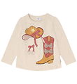 Hust and Claire Bluse - Alma - Wheat Melange