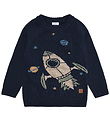 Hust and Claire Bluse - Strik - Pelle - More Navy