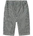 Lil' Atelier Bukser - Loose - NbmKasper - Dark Blue Denim/Hvid
