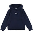 EA7 Hættetrøje - Armani Blue