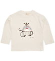 Copenhagen Colors Bluse - Cream m. Print