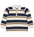 Copenhagen Colors Polobluse - Striped Pique - Green Combi
