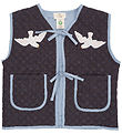 Copenhagen Colors Vest - Quiltet - Brun/Blå Tern