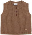 Hust and Claire Vest - Strik - HCEdi - Wool Rib Knit - Coca Moch