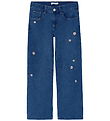 Name It Jeans - NkfRose - Dark Blue Denim m. Blomster