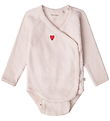 Thats Mine Slå-om Body l/æ - Rib - Silke - Perfectly Pale