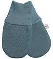 Racing Kids Mittens - Wool/Polyester - Petrol