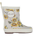 Pom Pom Rubber Boots - Sunflower