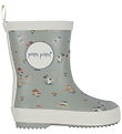 Pom Pom Rubber Boots - Fungi