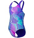 Speedo Badedragt - Digital Allover Splashback - Blue/Purple