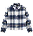 Abercrombie & Fitch Skjorte - Navy Blazer/Beige