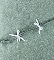 Nørgaard Madsens Sengetøj - Baby - Dusty Green m. Prikker