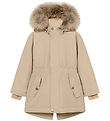 Mini A Ture Vinterjakke - MatVikania Fleece/Fur - Savannah Tan
