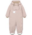 Mini A Ture Snowsuit - MatWisti Fleece - Cloudy Rose