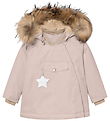 Mini A Ture Vinterjakke - MatWang Fleece/Fur - Cloudy Rose