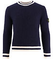 Stone Island Bluse - Strik - Navy Blue