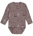 Minymo Body l/æ - Dark Brown Melange