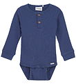 Minymo Body l/æ - Rib - Vintage Indigo