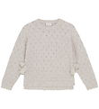 Minymo Bluse - Strik - Smoke Gray