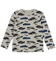 Minymo Bluse - AOP - Oxford Tan