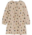 Minymo Natkjole - AOP - Beige Melange