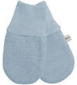 Racing Kids Mittens - Wool/Polyester - Dusty Sky Blue