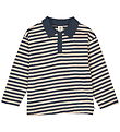 Müsli Polobluse - Stripe Polo - Oak/Night Blue