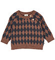 Müsli Bluse - Strik - Harlequin - Root