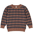 Müsli Bluse - Strik - Harlequin - Root