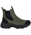 Woden Gummistøvler - Kort - Siri - Dark Olive/Black