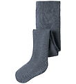 Name It Strømpebukser - Uld/Bomuld - NmmWak - Folkstone Gray