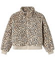 Name It Fleecejakke - NkfMila - Oxford Tan/Leo