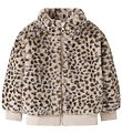 Name It Fleecejakke - NmfMila - Oxford Tan/Leo