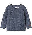 Name It Cardigan - Uld - Strik - NbmWrilla - Folkstone Gray