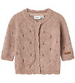 Name It Cardigan - Uld - Strik - NbfWrilla - Shadow Gray