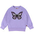 DYR-Cph Sweatshirt - Dyrbellow - Lila Sommerfugl