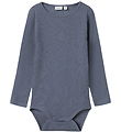 Name It Body l/æ - Rib - NmmWossa - Folkstone Gray