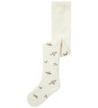 Name It Strømpebukser - Uld - NmfWak - Snow White/Small flowers