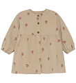 Minymo Kjole - Fløjl - Oxford Tan