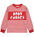 Bobo Choses Bluse - Stripes - Rød