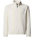 The North Face Fleecetrøje - Glacier - 1/4 Zip - White Dune