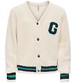 Kids Only Cardigan - Strik - Antique White/Night Sky/ Medium Gre