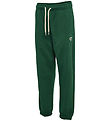 Hummel Sweatpants - HmlJR - Mørkegrøn m. Logo