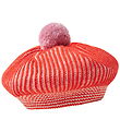 MarMar Baret - Strik - Uld/Bomuld - Alexo - Tomato Stripe