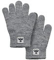 Hummel Handsker - 2-pak - Strik - HmlJr - Gråmeleret